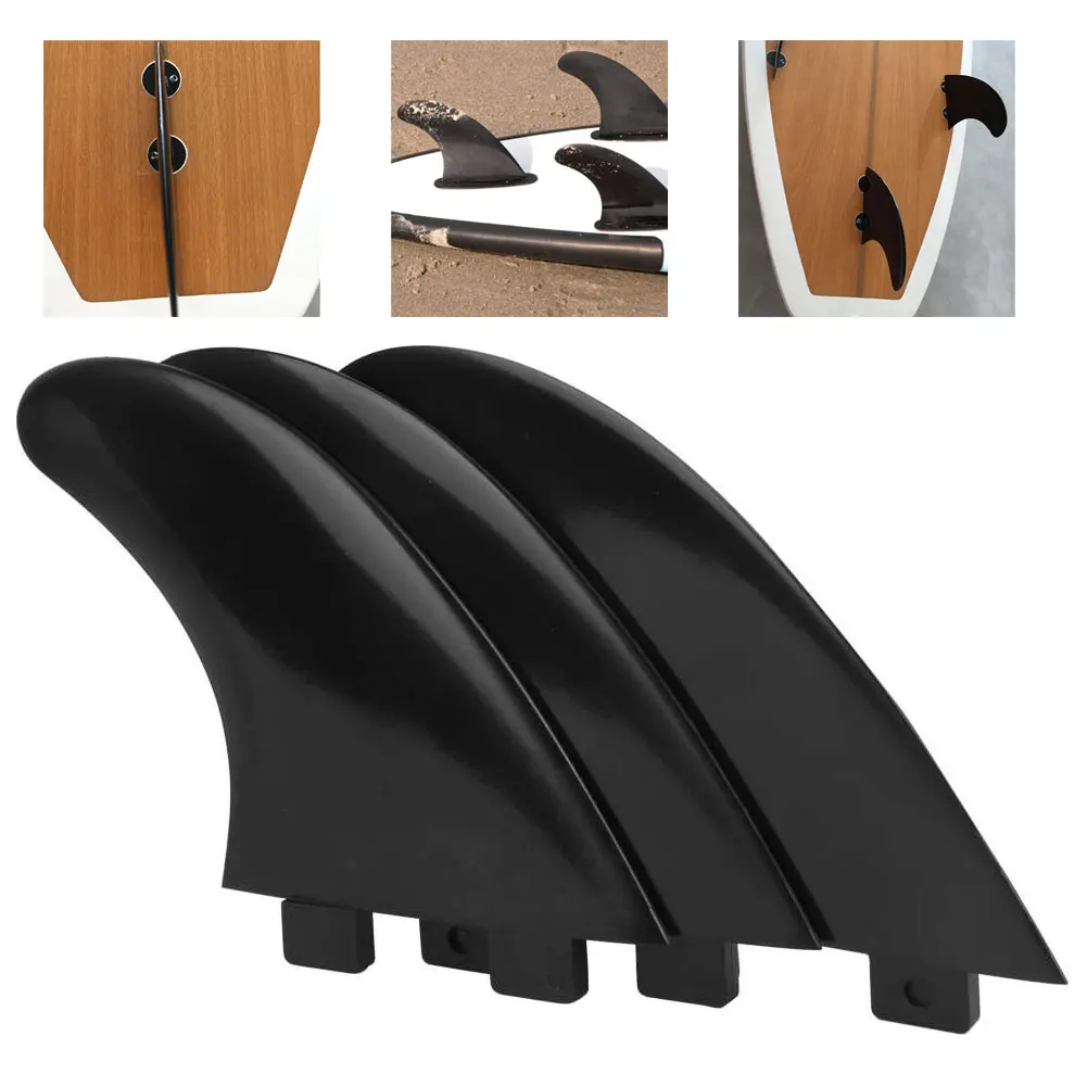 

Surfboard Fin Thruster Surf Fin Long Board Fin For FCS Box Fins Long Board Fin Size G5 Tri Fin Set Surfing Board Accessories