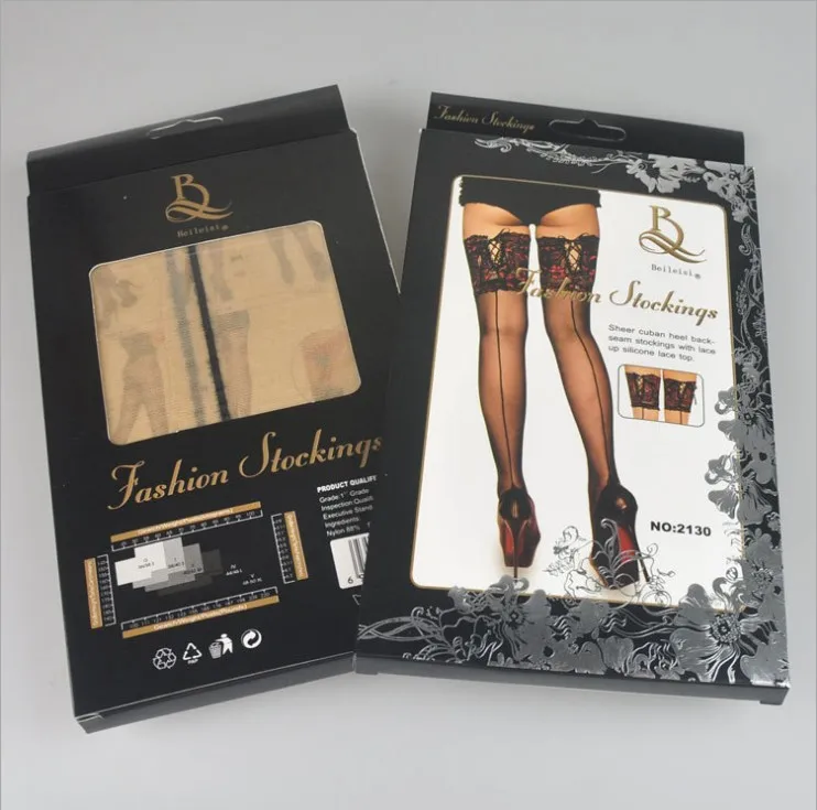 Пикантные женские широкие кружевные силиконовые высокие чулки с золотистым