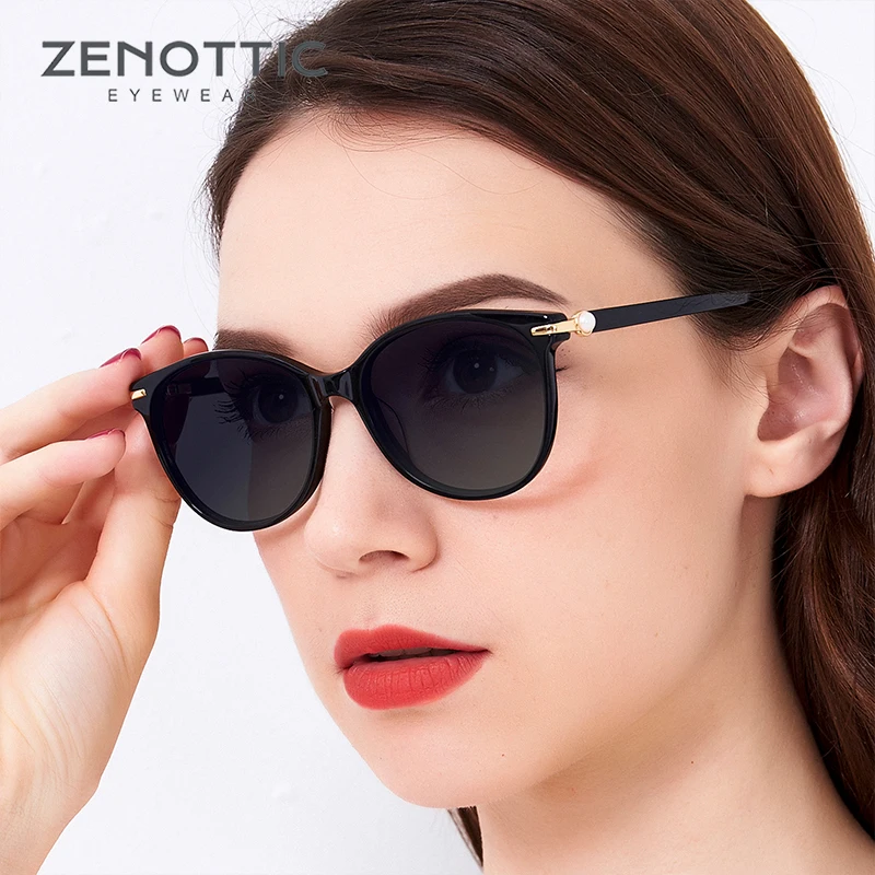 Солнцезащитные очки ZENOTTIC женские в ретро стиле оптические винтажные