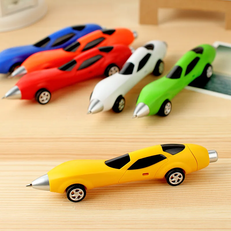 

6pcs Creative Children's Cartoon Car Color Ballpoint Pen Student Writing Prize Gift Toy Stationery Drawing Writing