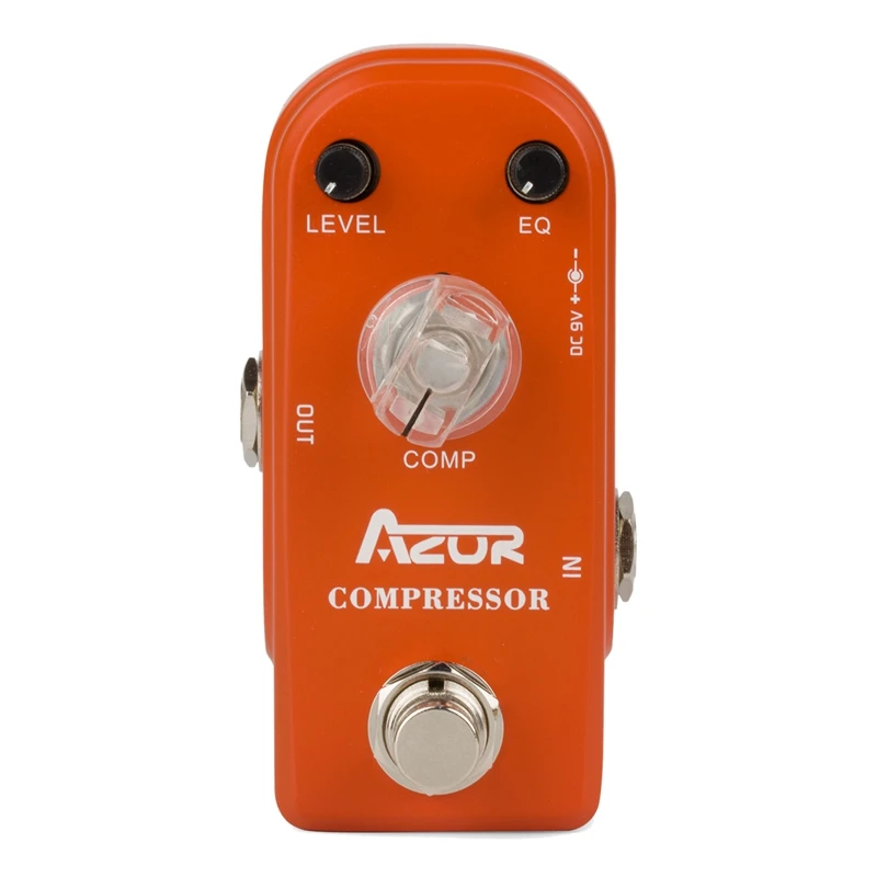 

AZOR AP-305 Compressor Guitar Effect Pedal Aluminum Alloy 9V Mini Pedal Compressor Guitar Pedal