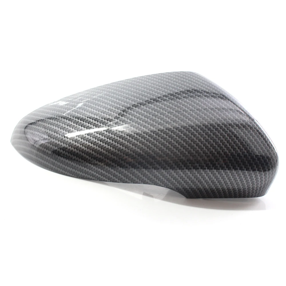 Стильная крышка зеркала из углеродного волокна с принтом пассажирского водителя