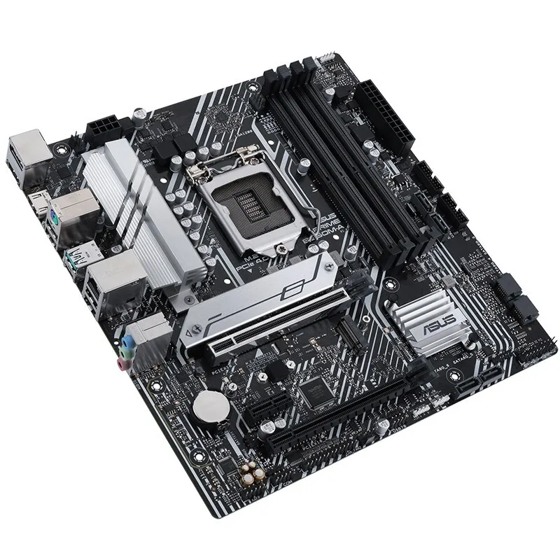Verkauf Marke Neue ASUS PRIME B560M-A MATX Motherboard PCIe 4,0 Dual M.2 Unterstützung CPU 11600KF/11400F/10600KF/10400F (Intel B560/LGA 1200)