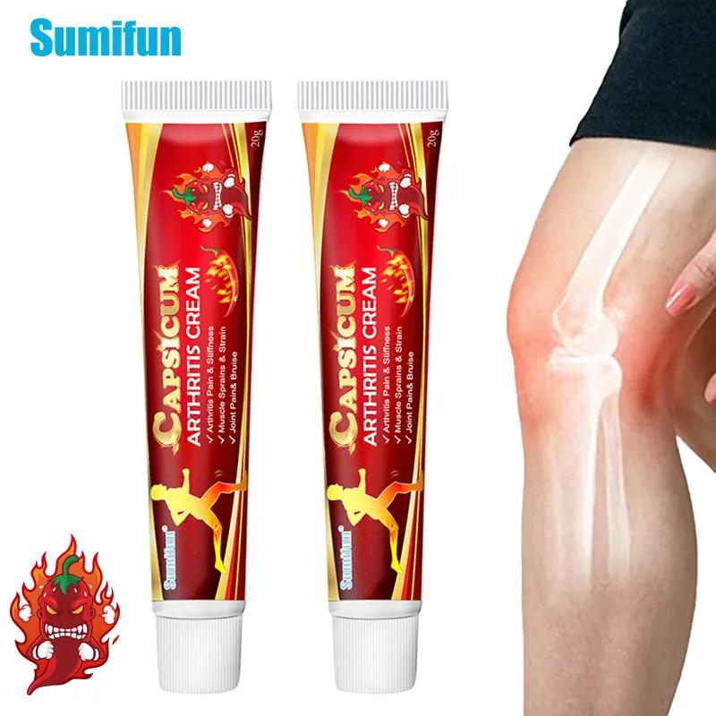 

1Pc Sumifun Capsicum Arthritis Cream For Rheumatoid Arthritis joint Knee Pain Relief Chinese Medicine Ointment Hot Pepper Cream