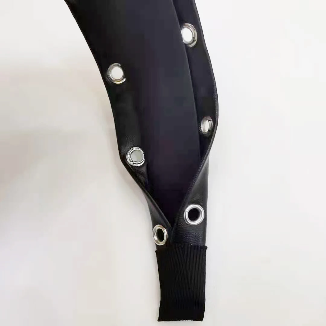 Винтажные готические повязки на голову с ушками из искусственной кожи ручная