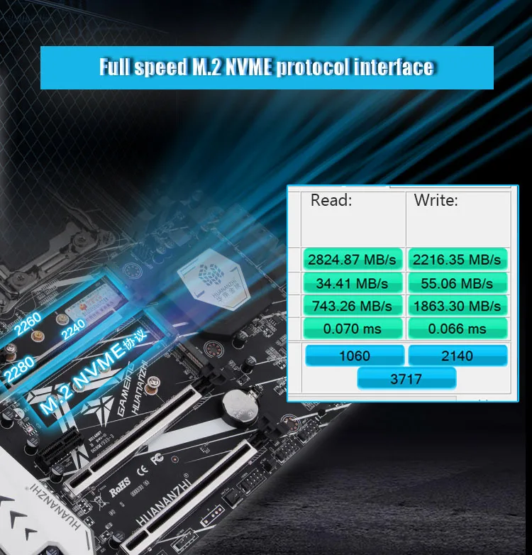 Материнская плата Huananzhi X99TF с Xeon E5 2678 V3 USB 3 0 SATA 4 канала Turbo Boost M.2 NVME для процессора