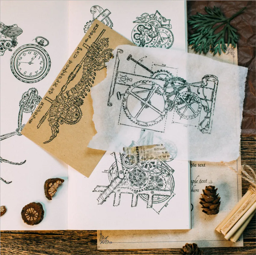 Прозрачные штампы с красивым лицом 11*16 см/Силиконовые пломбы роликовые для