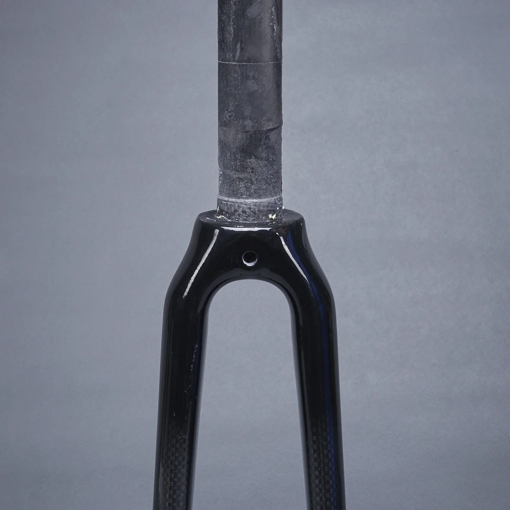 Вилка из углеродного волокна без логотипа 3K вилки для дорожного велосипеда