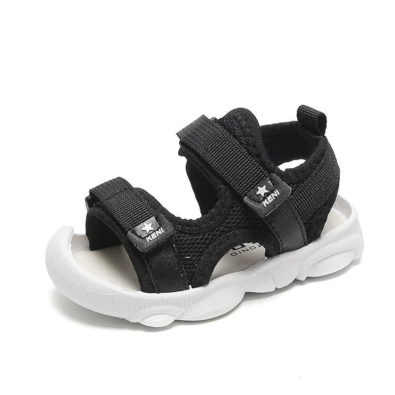 

Summer Children Beach Sandals New Children Shoes Boys Soft Bottom Flat Shoes Boys Baby Shoes Outdoor Anti-Kick Girls Toddlers