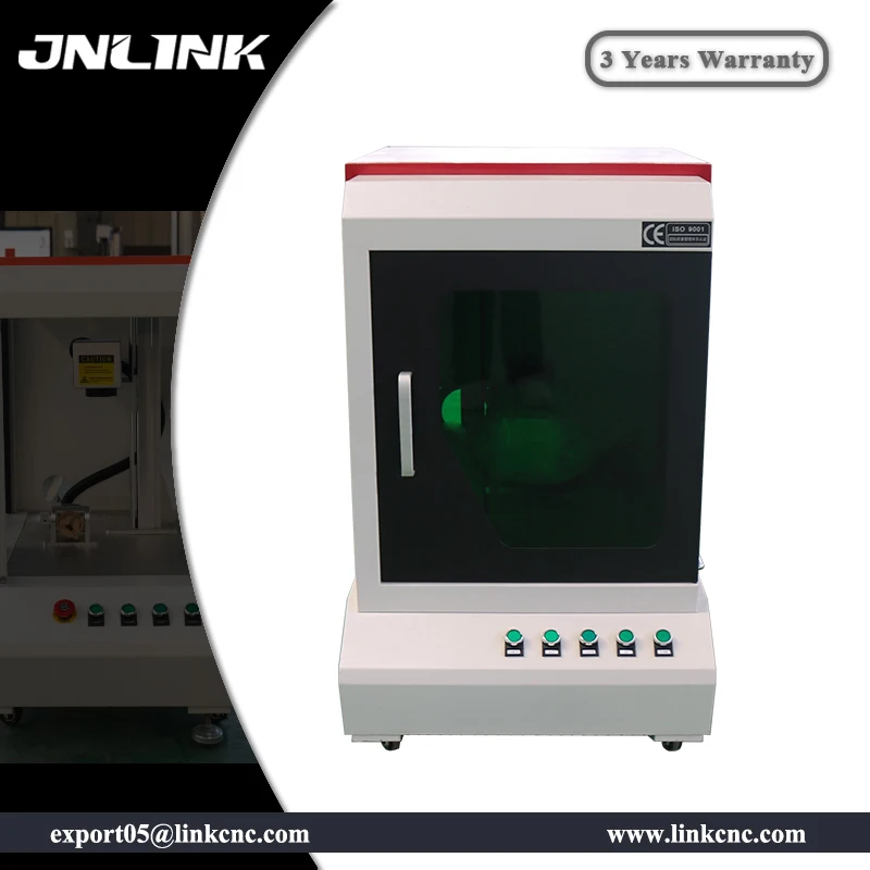 Полностью покрытая защита глаз cnc волоконная лазерная маркировочная машина для