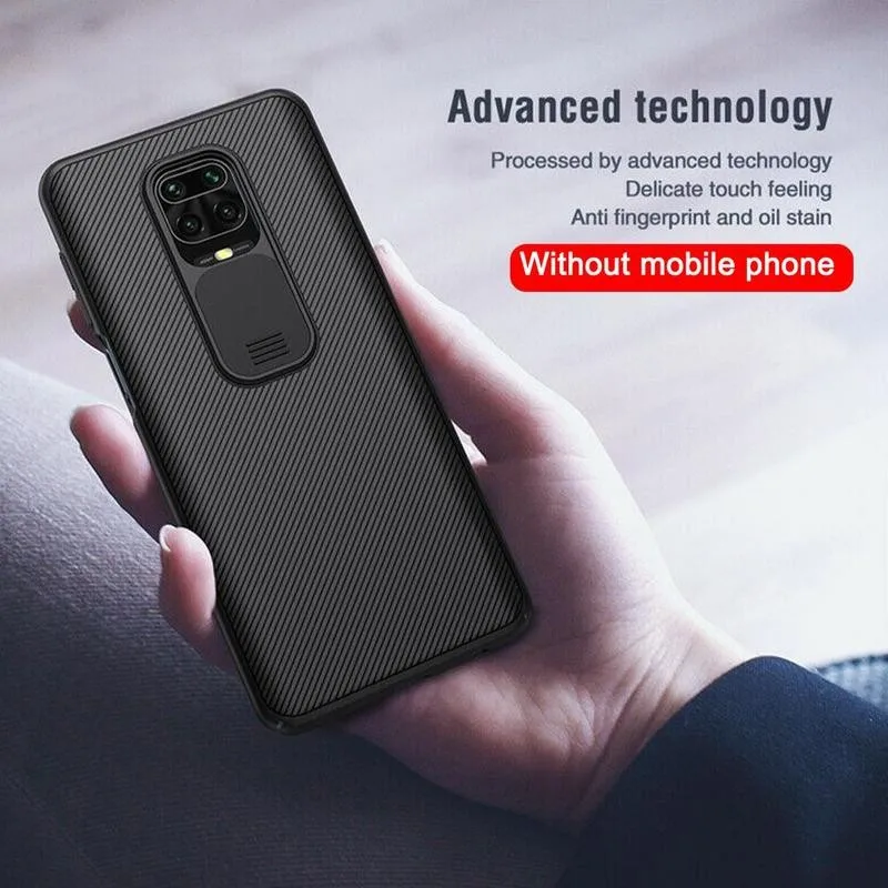

For Xiaomi Redmi Note 9 Pro Camera Slide Cover Phone Case Nillkin Protective Phone Cover