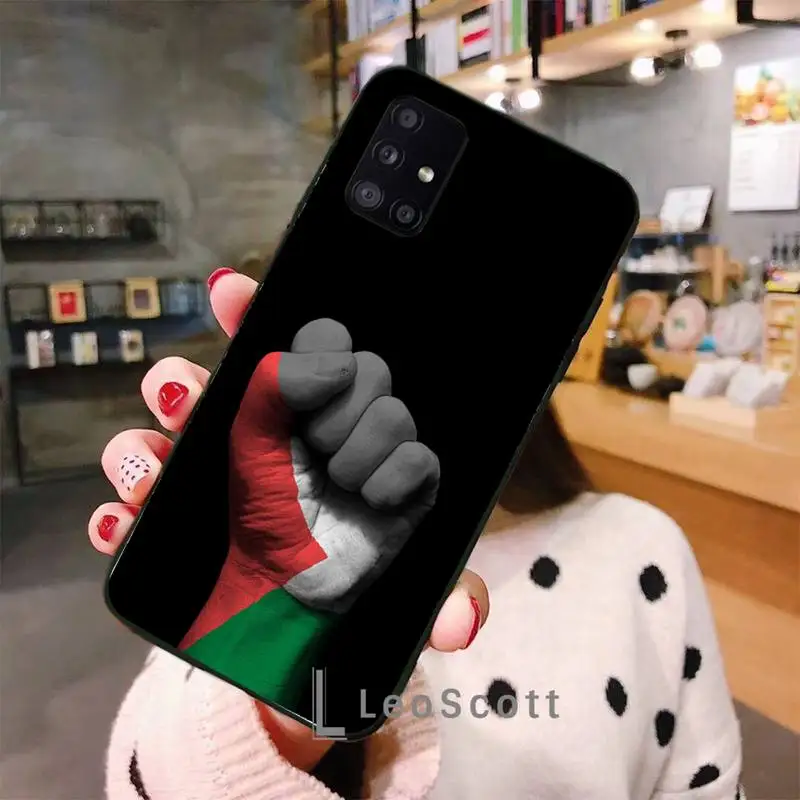 

free palestine flag Phone Case For Samsung A32 A51 A52 A71 A50 A12 A21S S10 S20 S21 Plus Fe Ultra