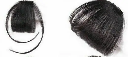 Black Горячие парики Air челка Remy человеческие волосы для наращивания клип на бахроме передние волосы тонкие аккуратные женские аксессуары для волос 8 цветов - Цвет: Black