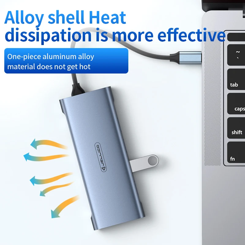 Концентратор Jellico 11 в 1 USB Type C до 4K HDMI адаптер 3 0 док-станция 5 для MacBook Pro Air