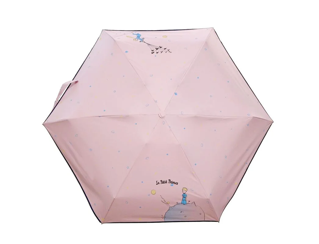 

Ladies Umbrella Cartoon Folding Umbrella Gift Female Parasol UV Protection Cute Mini Pocket Travel Umbrella Lace Umbrella