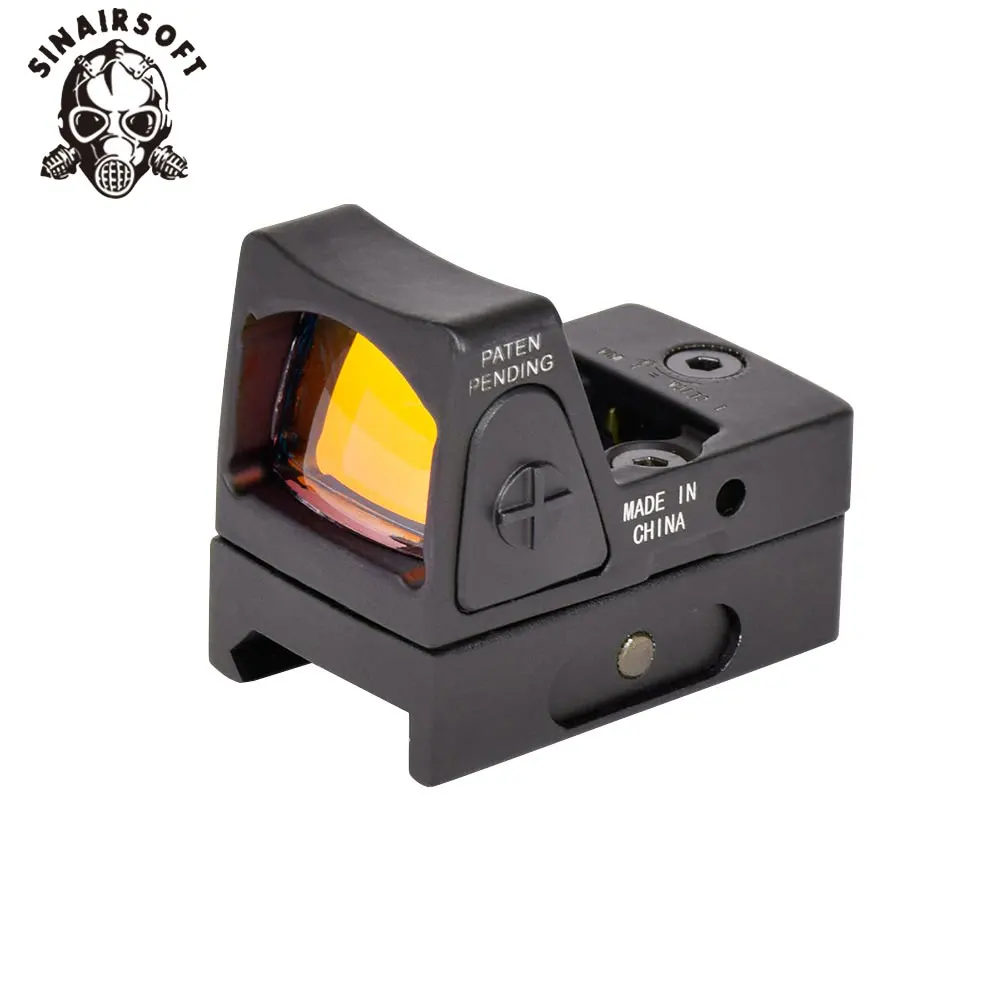 SINAIRSOFT мини RMR красный точечный прицел Тактический Регулируемый прицел винтовки прицелы для страйкбола охоты