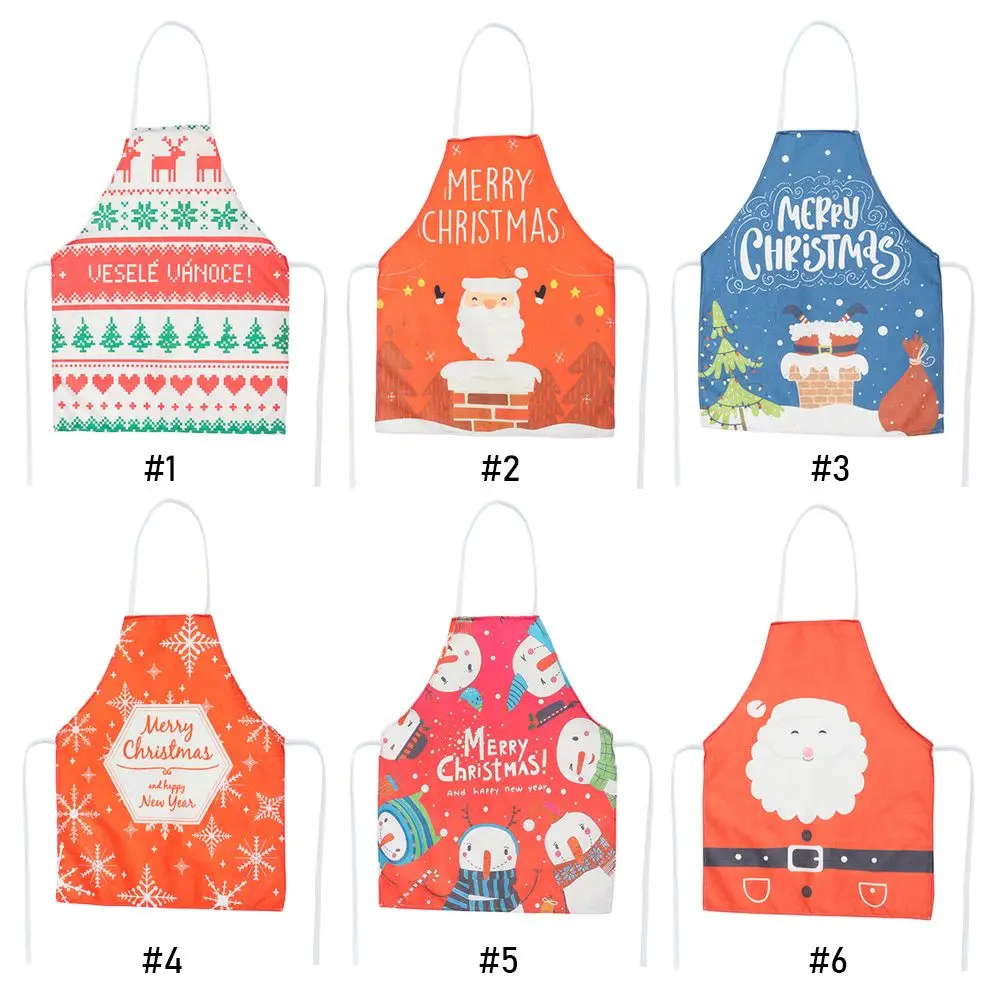 Рождественское украшение из льняной ткани для домашней кухни защита от жира