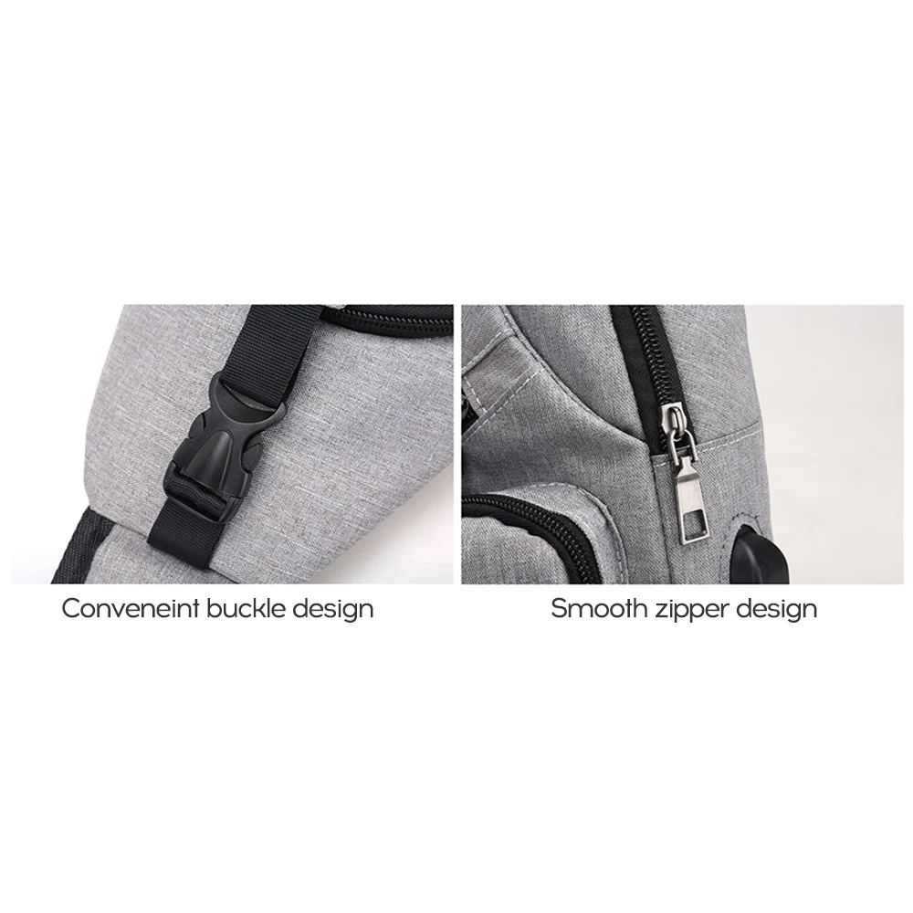 Уличная спортивная мужская нагрудная сумка большой емкости водонепроницаемая