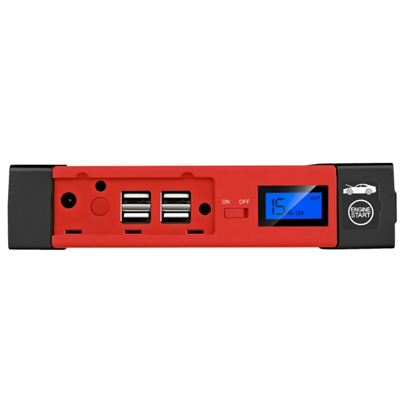 Мобильная мощность 20000 мАч автомобильный стартовый усилитель 4 Usb аварийный