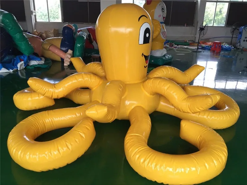 3m Inflatable Octopus Ocean theme with Blower Lovely Squid Balloon Swimming Pool Mat Water Park Play Equipment | Спорт и развлечения