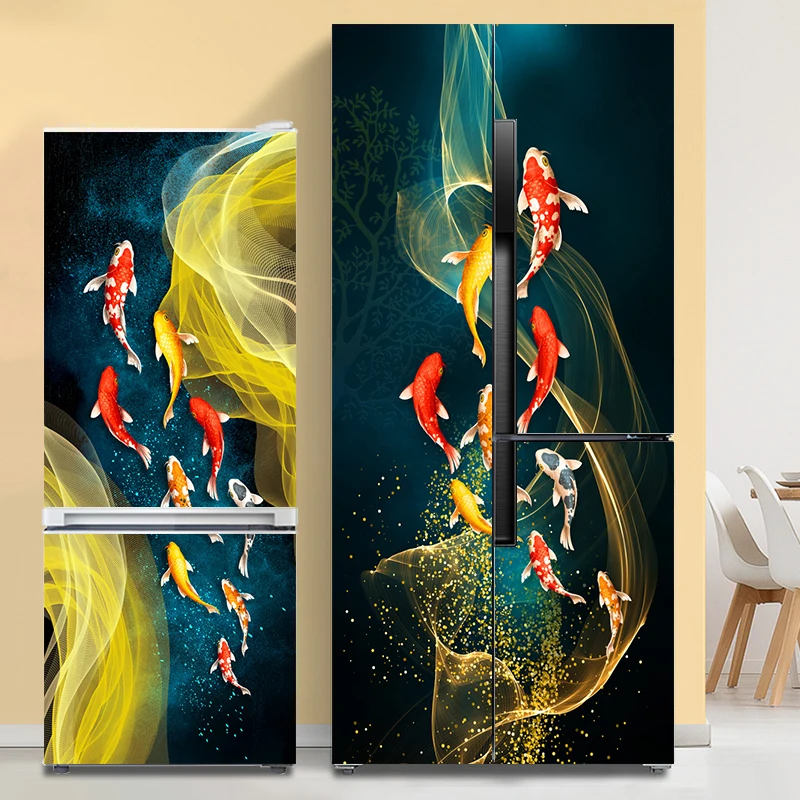 Наклейка для холодильника пленка на всю поверхность кухонная утварь