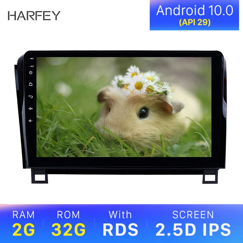 Автомагнитола Harfey 10 1 дюйма Android 0 GPS для TOYOTA Sequoia 2006 2015 мультимедийный плеер