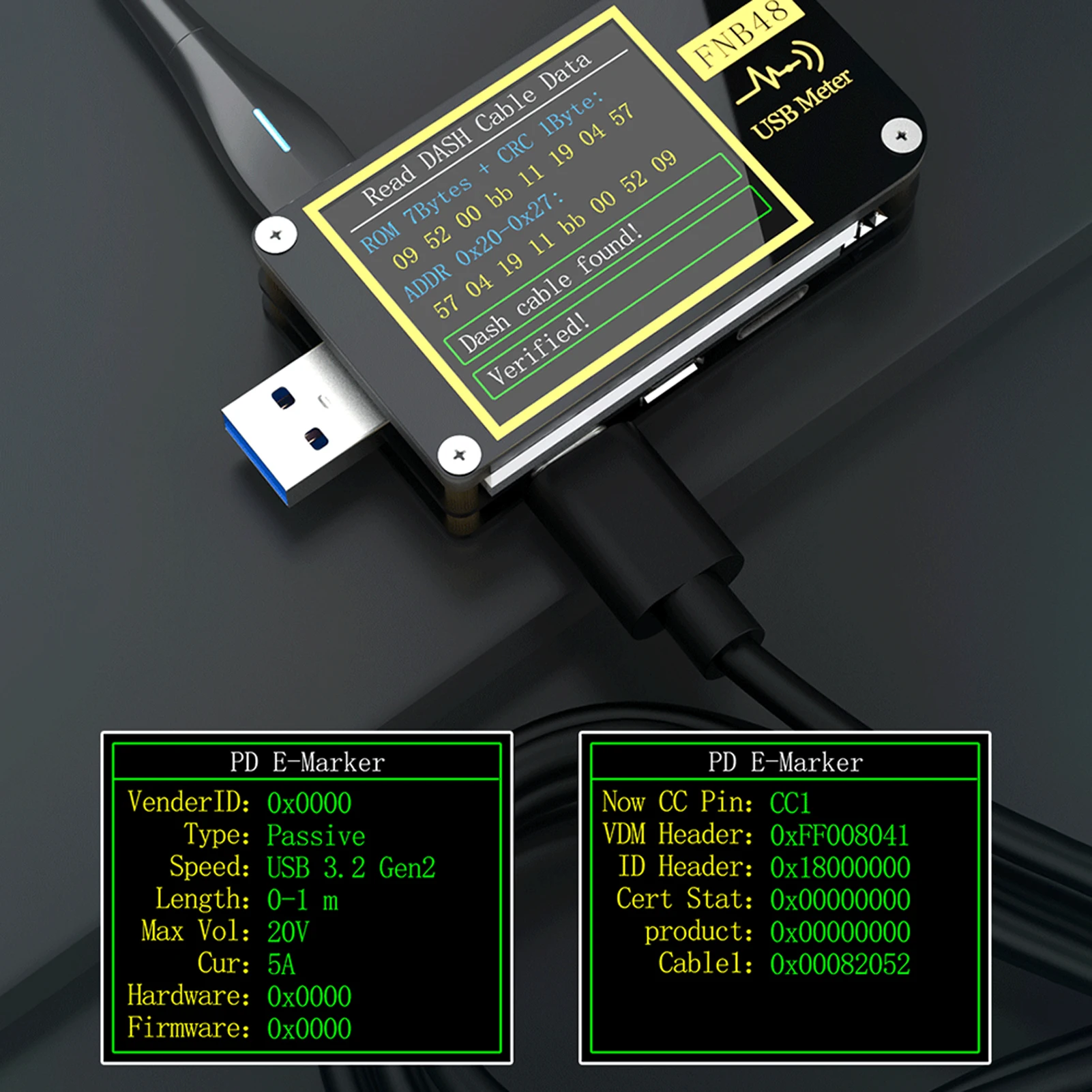 Цифровой вольтметр Амперметр NB48 PD USB тестер QC4 + PD3.0 2 0 PPS инструмент для быстрой