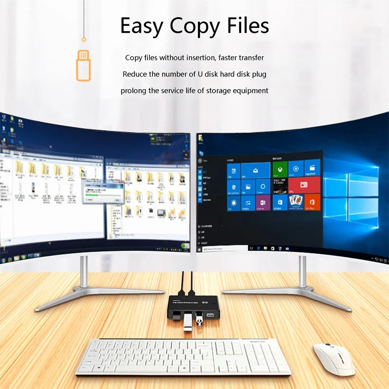USB KVM-переключатель 2 0 переключатель совместного использования принтера для