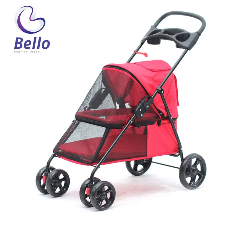 Четыре колеса маленький питомец коляски перевозчика для конкурсов красоты