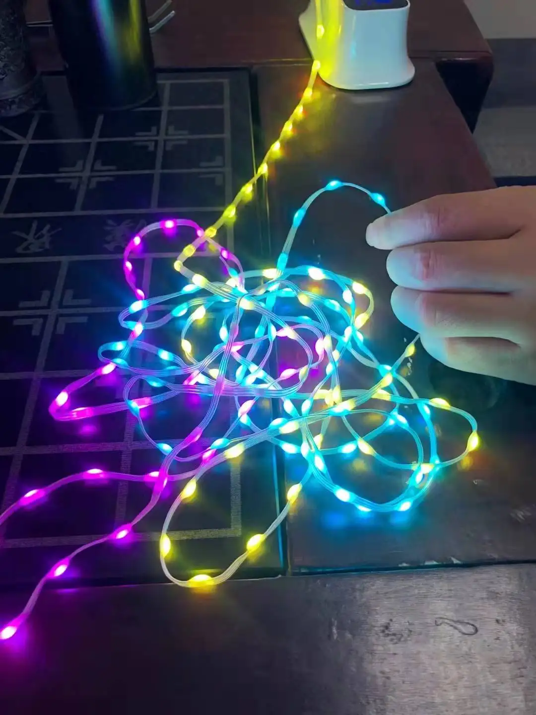 Светодиодная гирлянсветильник s WS2812B 100 метров/360 карат вход 5 в постоянного тока