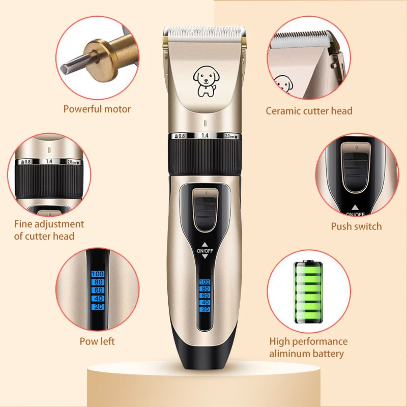 Машинка для стрижки собак машинка домашних животных кошка профессиональная