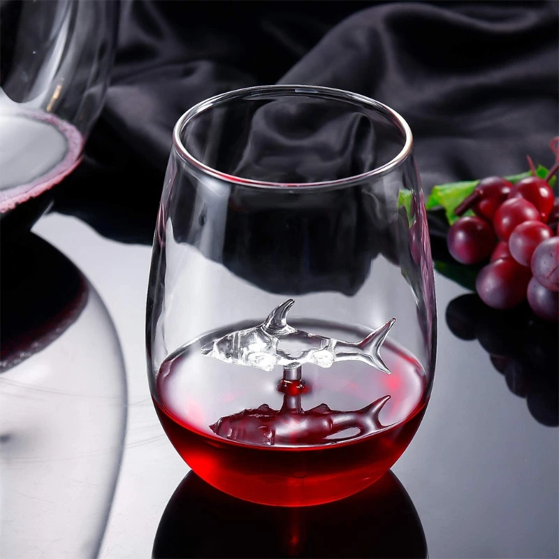 Бокал для вина Акула Европейский хрустальный бокал красного подарок на свадьбу и