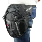 Мотоциклетная сумка с откидной ногой, поясная сумка для бедер, водонепроницаемая мотоциклетная сумка, Уличная Повседневная поясная сумка, черная мотоциклетная велосипедная сумка