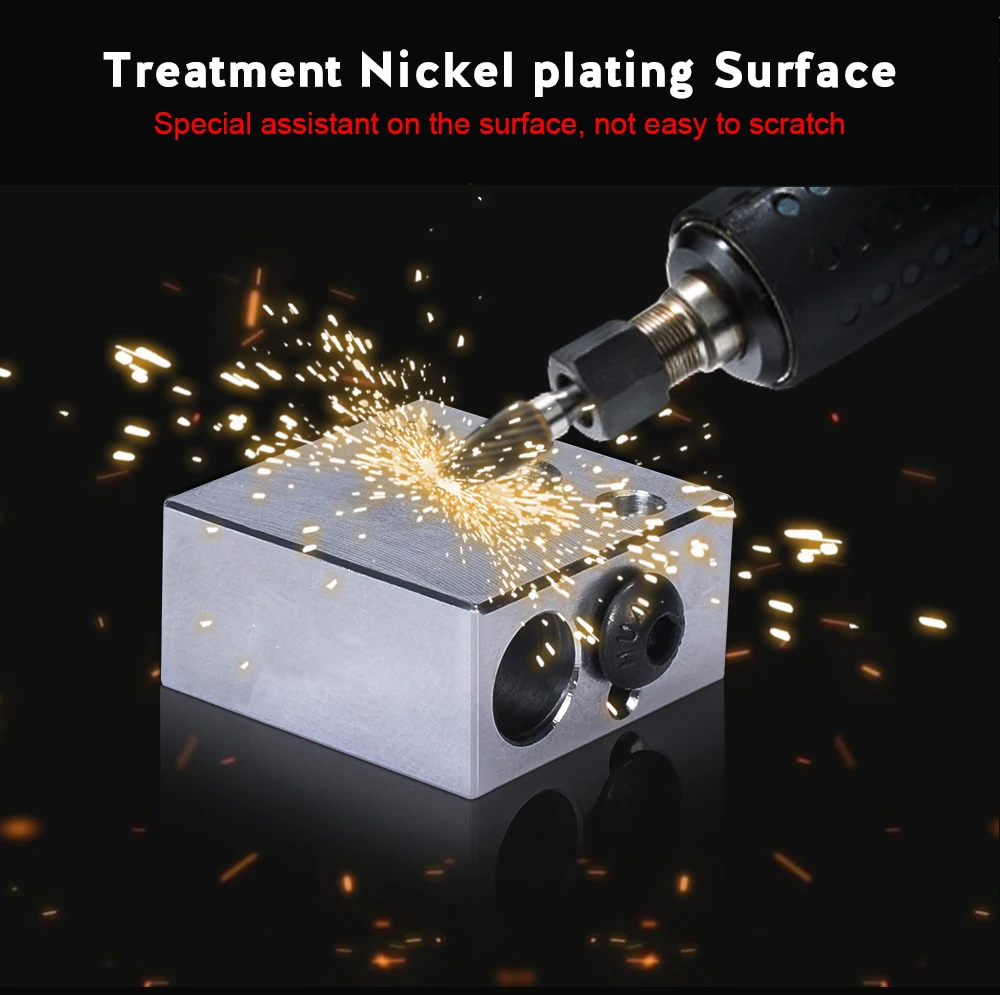 Высокое качество CR10 тепловой блок mk8 силиконовый носок для Micro Swiss Cr10 Hotend нагревательный блок Ender 3 Mk7/Mk8/Mk9 j-головка экструдера