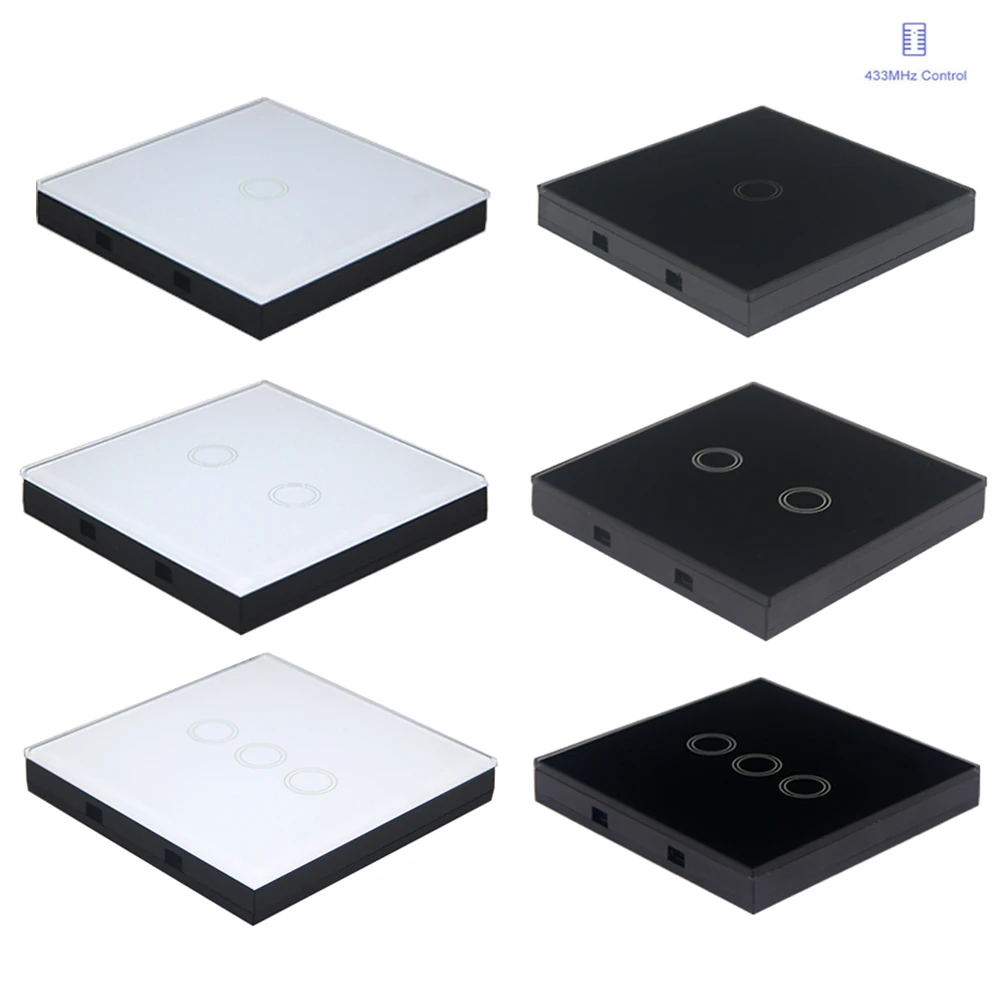 Беспроводной RF липкий переключатель управления Сенсорный экран пульта