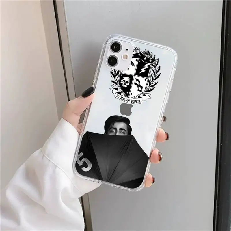 

The Umbrella Academy Phone Case Transparent for iPhone 11 12 mini pro XS MAX 8 7 6 6S Plus X 5S SE 2020 XR