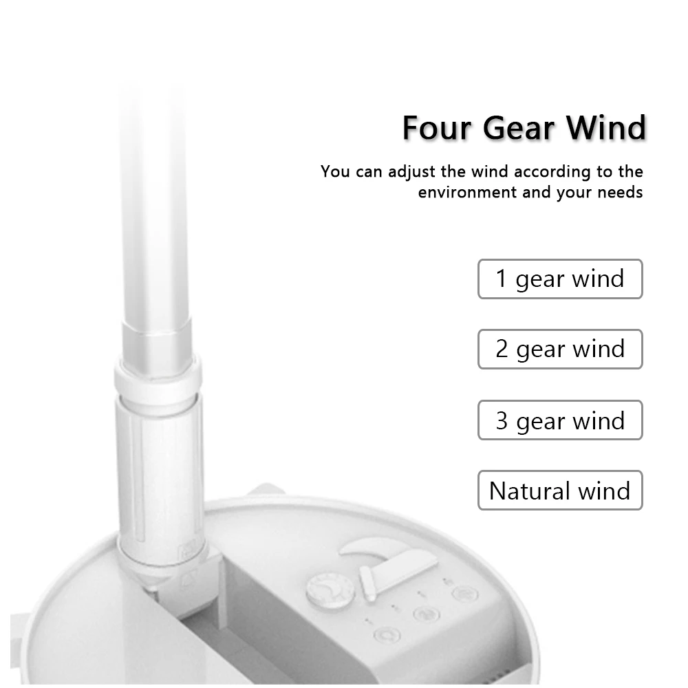 Satılık Taşınabilir Teleskopik Fanlar USB şarj Edilebilir Fan HAVA SOĞUTUCU Nemlendirme Ile Gece Lambası/telefon Masaüstü Tutucu Katlanabilir Mini FAN28