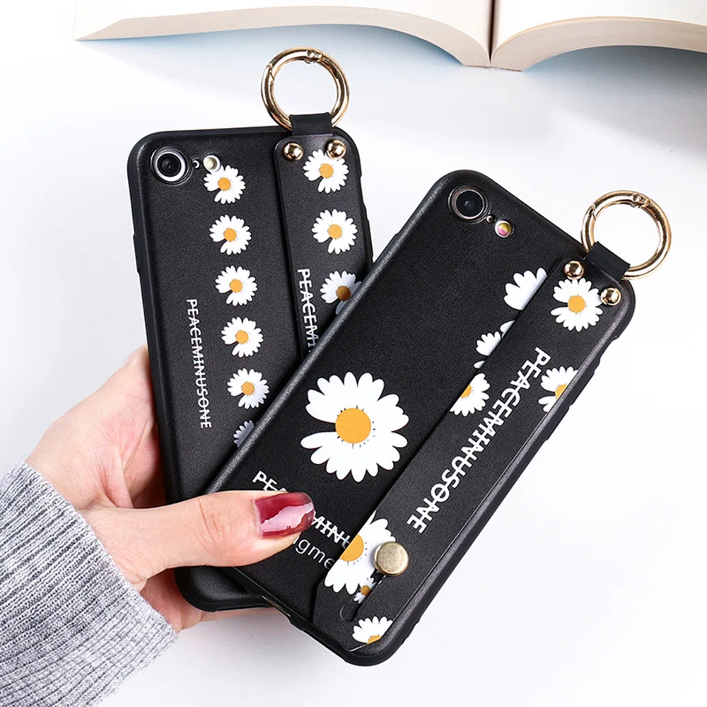 Дейзи мягкий чехол для задней панели мобильного телефона iphone 11 Pro Max 12 мини X XS XR 6 6S