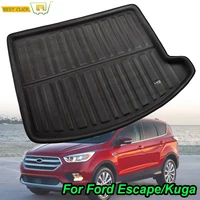 for ford escape kuga 3d 2013 2014 2015 2016 2017 2018 2019 boot mat rear trunk liner cargo floor tray carpet mud kick protector