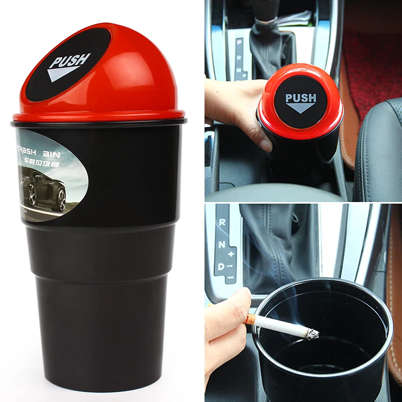 Dust Storage Holder Car Styling Rubbish Collector Vehicle Bin Convenient Portable Practical Trash | Автомобили и мотоциклы