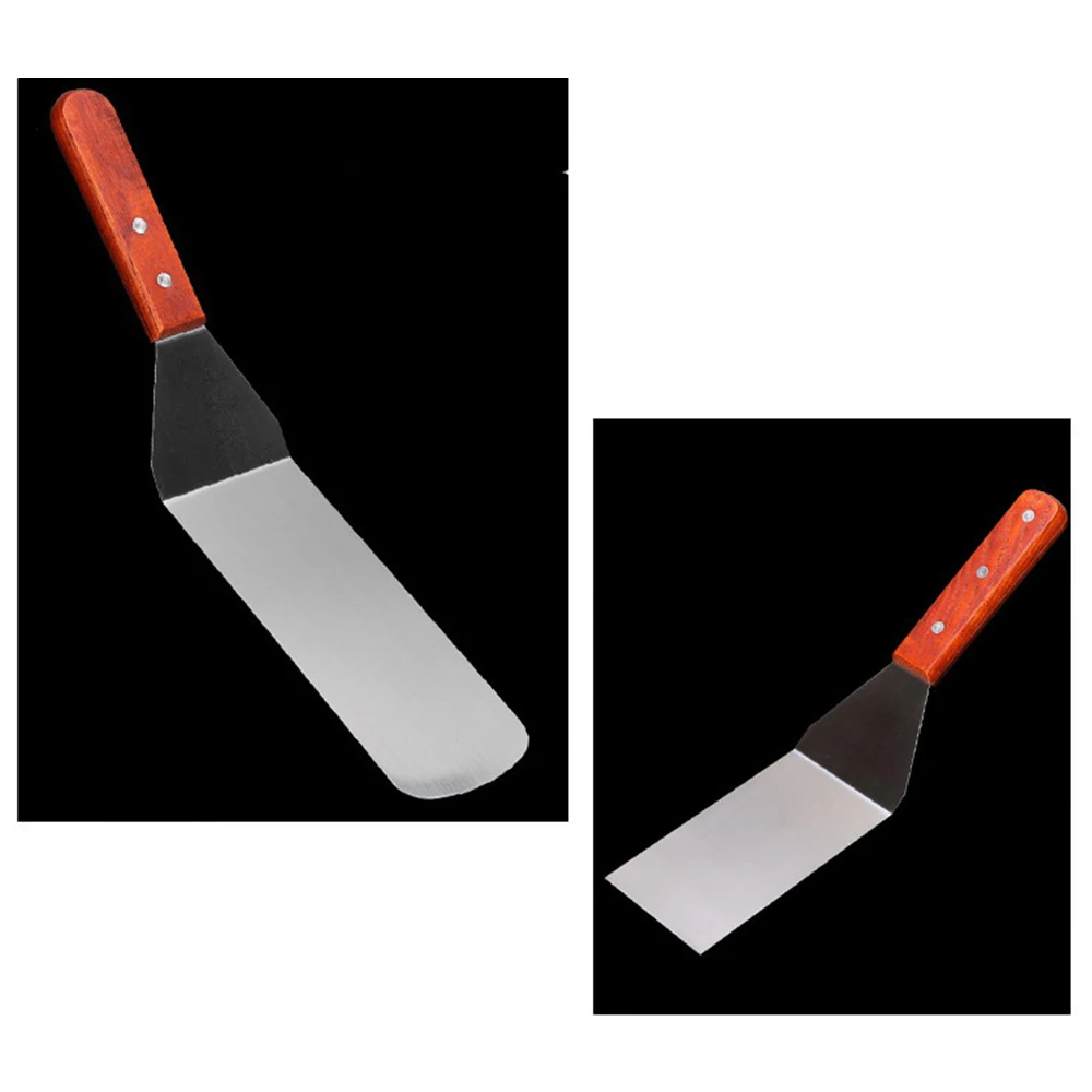 

9 Pcs/Set Stainless Steel Spatula BBQ Tools Barbecue Set Kitchen Spatulas Barbecue DIY Grill Griddle Scraper BBQ Accessories
