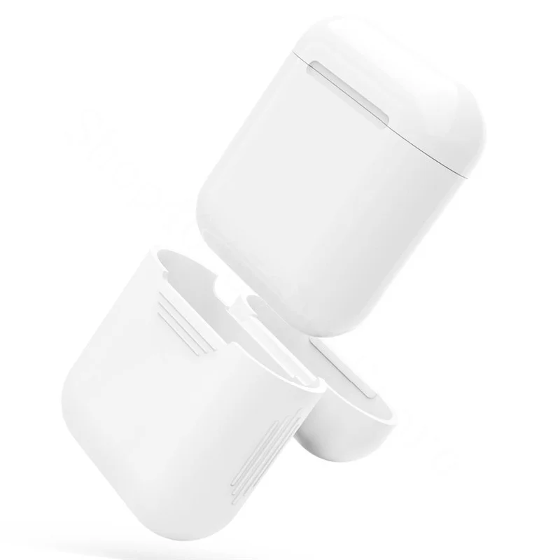 Силиконовый чехол для AirPods ночная подсветка дополнительная защита аксессуары