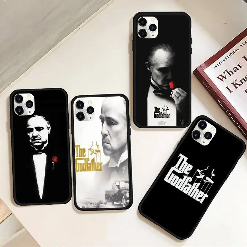

the godfather Phone Case Rubber for iPhone 12 pro max mini 11 pro XS MAX 8 7 6 6S Plus X 5S SE 2020 XR case