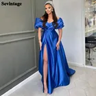 Платье женское атласное ТРАПЕЦИЕВИДНОЕ с открытыми плечами и разрезом