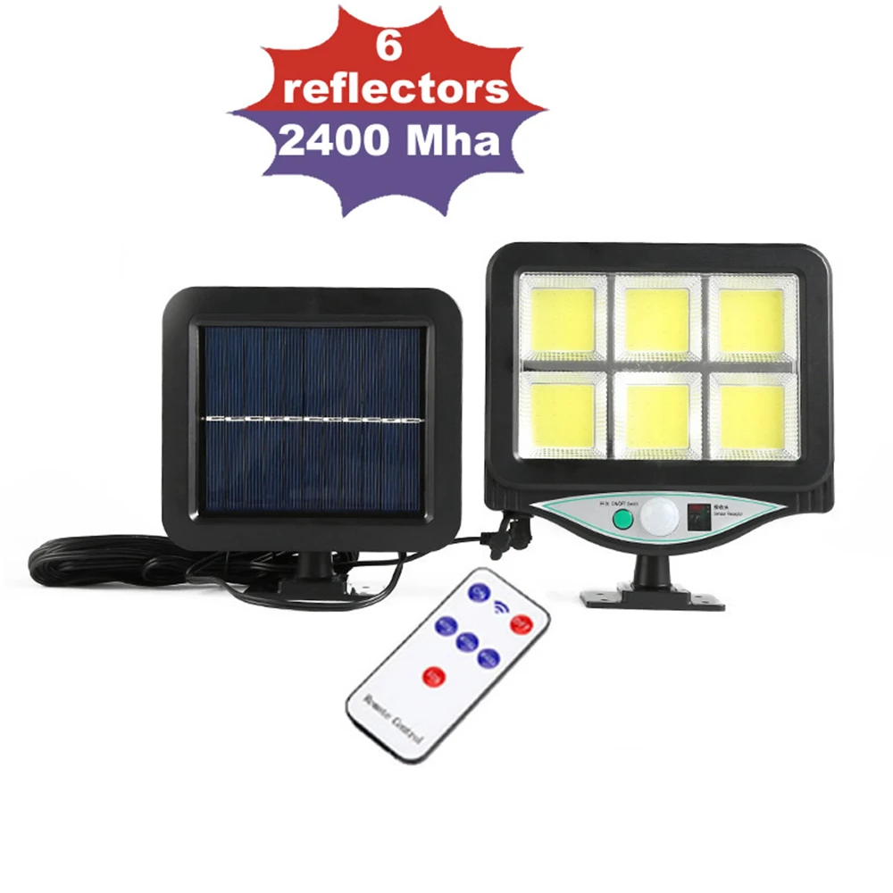 100 светодиодный солнечный светильник Сенсор Солнечная приведенная в действие