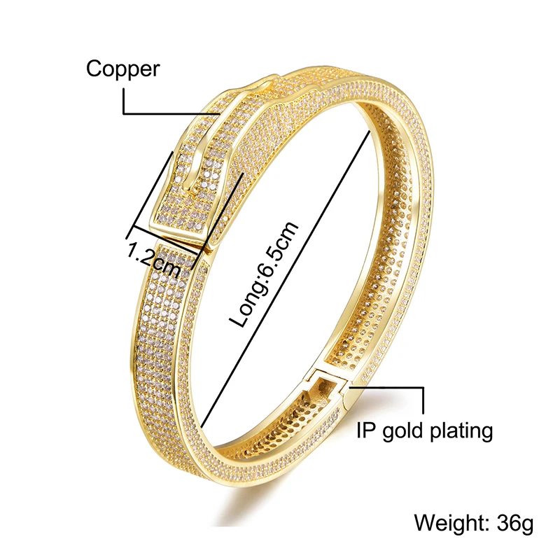 Браслет мужской в стиле хип-хоп с крупными фианитами | Украшения и аксессуары