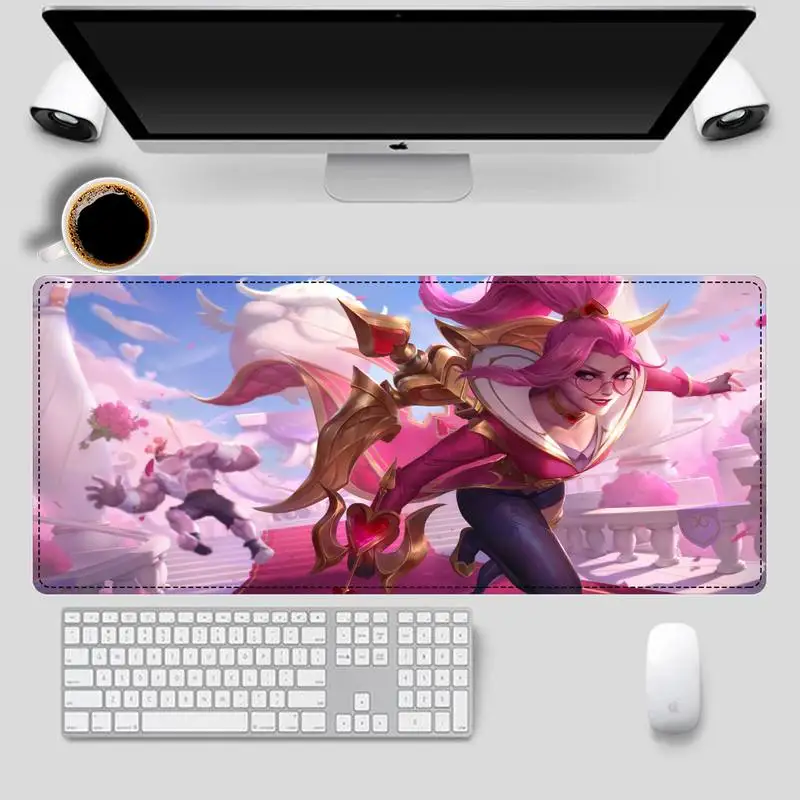 Прочный игровой коврик для мыши League of Legends ноутбука Настольный большого игрового