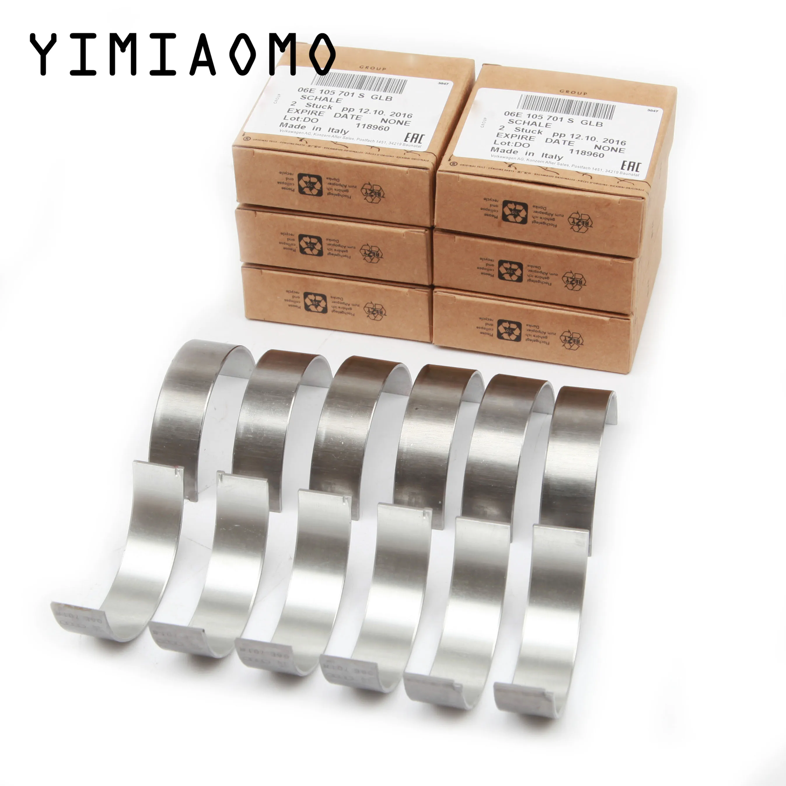 Новый комплект подшипников для шатуна 06E 105 701 RGLB Audi A4 (B8) S4 A5 A6 A8 Q5 Q7 VW Touareg 3 0 TFSI 701S 07L