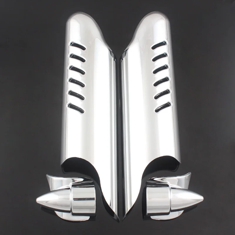 Глянцевый черный хромированный защитный чехол-дефлектор с вилкой и нижней