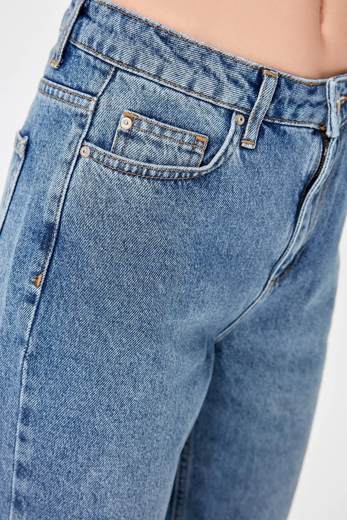 Синие джинсы с высокой талией TWOAW20JE0194 |